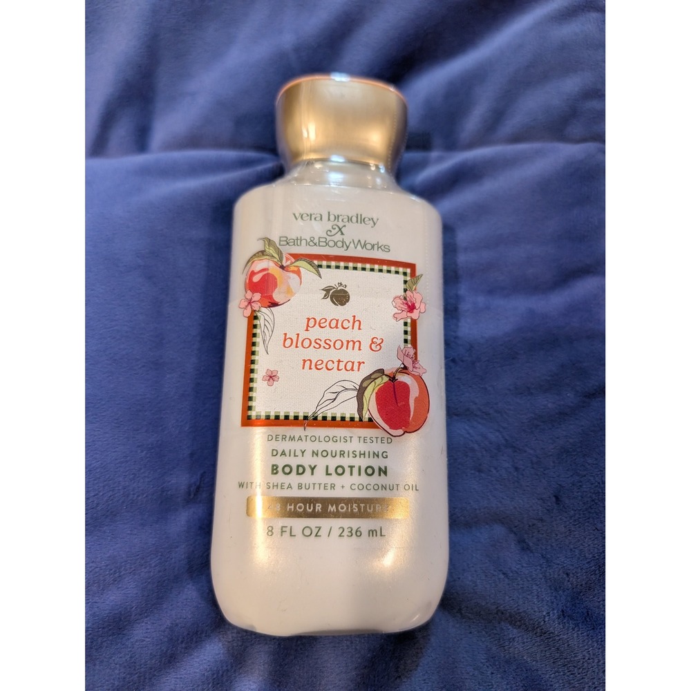 Vera Bradley Bath & Body Works 8oz Peach Blossom & Nectar Lotion LTD Edition